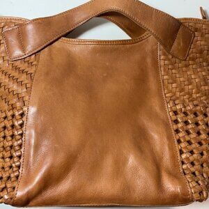 Latico Leathers Theo Leather Tote/Crossbody Bag Like NEW in Cognac